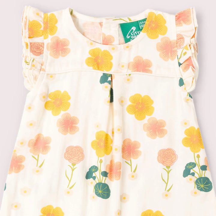 Little Green Radicals –– Flora Frill Summer Romper