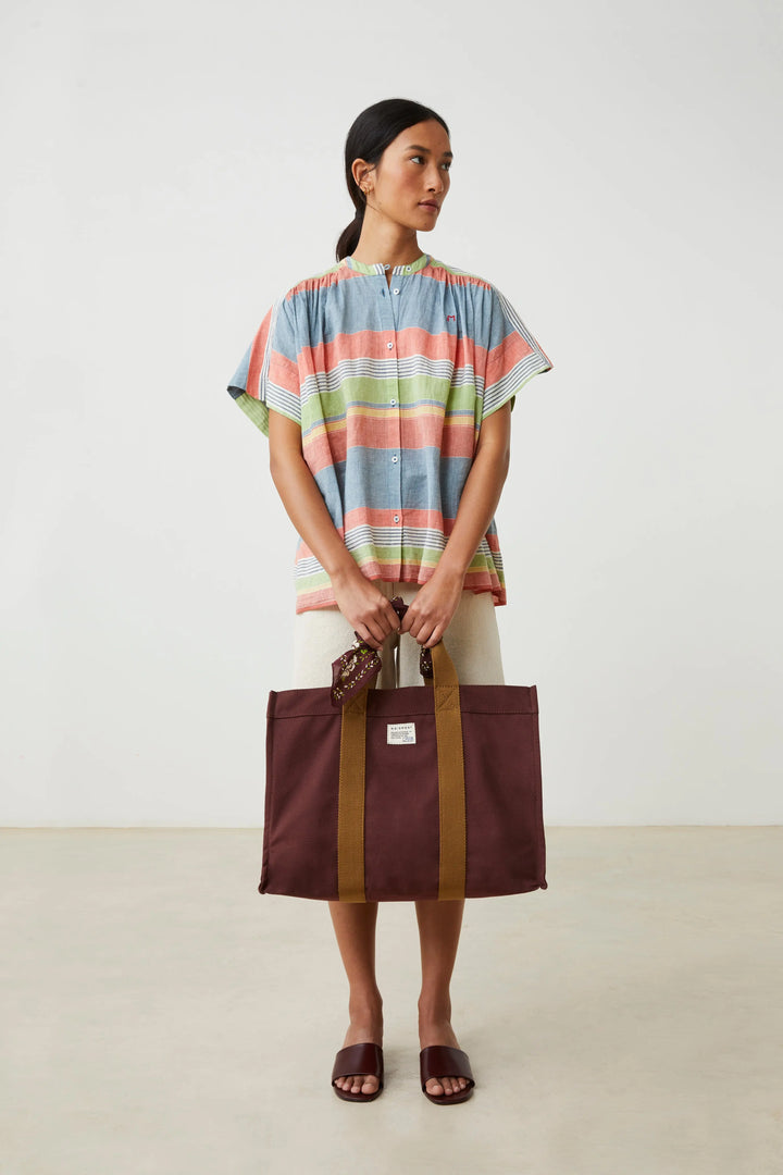 Moismont – Tote Bag No. 46 in Canvas Garnet
