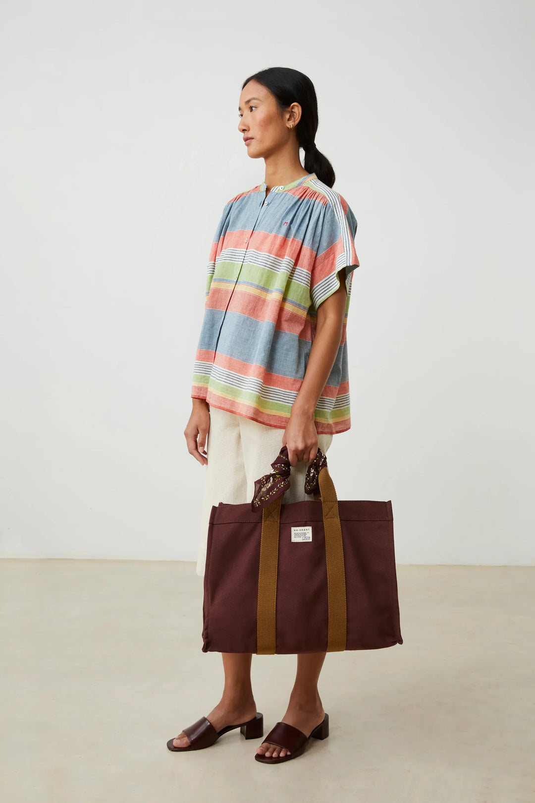 Moismont – Tote Bag No. 46 in Canvas Garnet