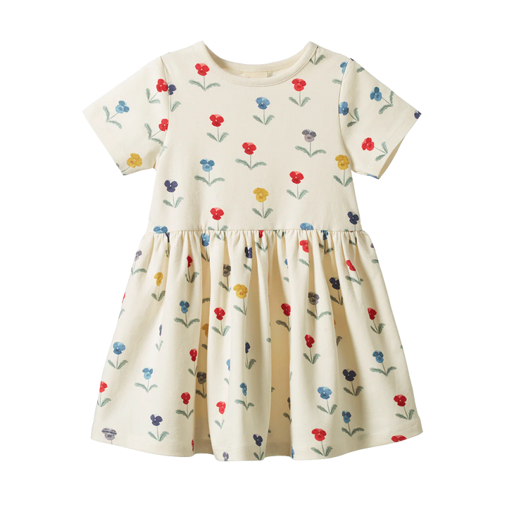 Nature Baby – Saturday Dress in Delphine Blooms Print