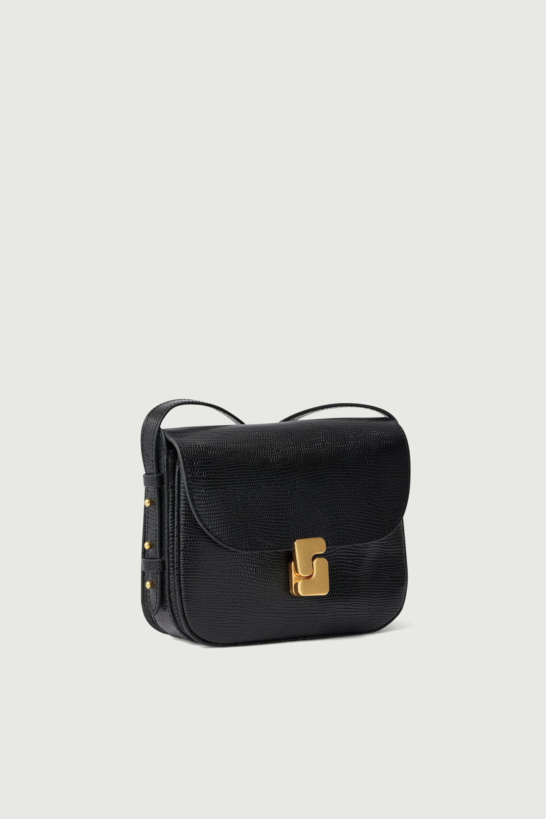 Soeur – Bellissima Mini Bag in Black Lizard