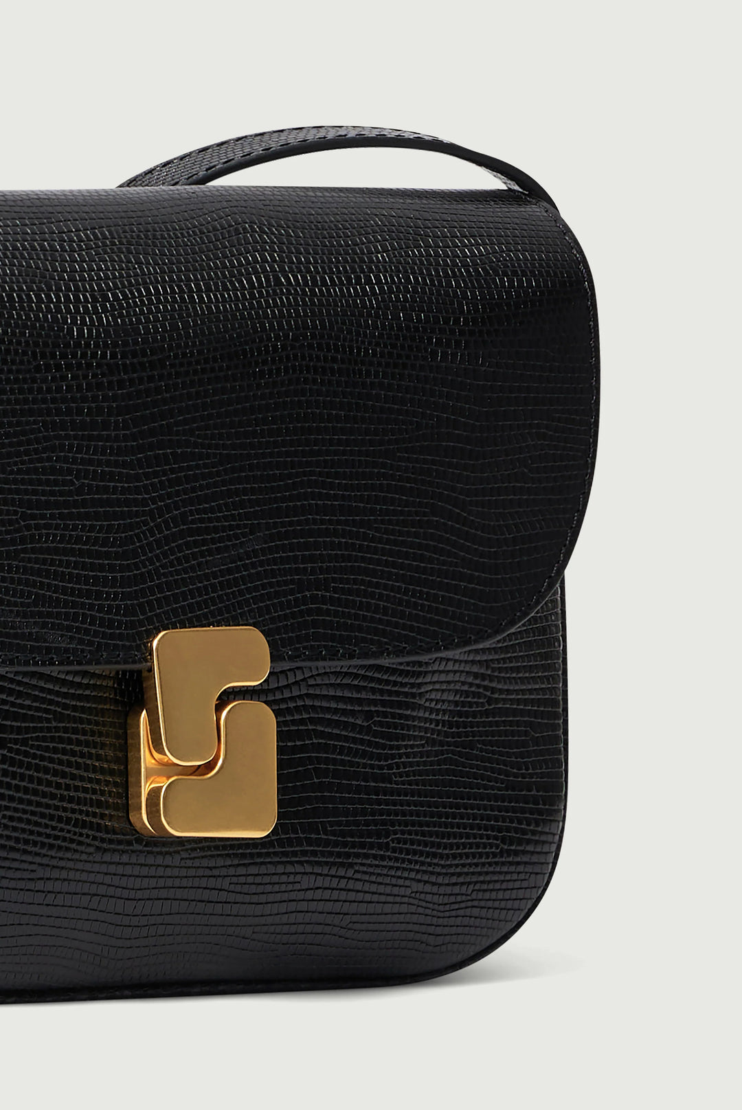 Soeur – Bellissima Mini Bag in Black Lizard