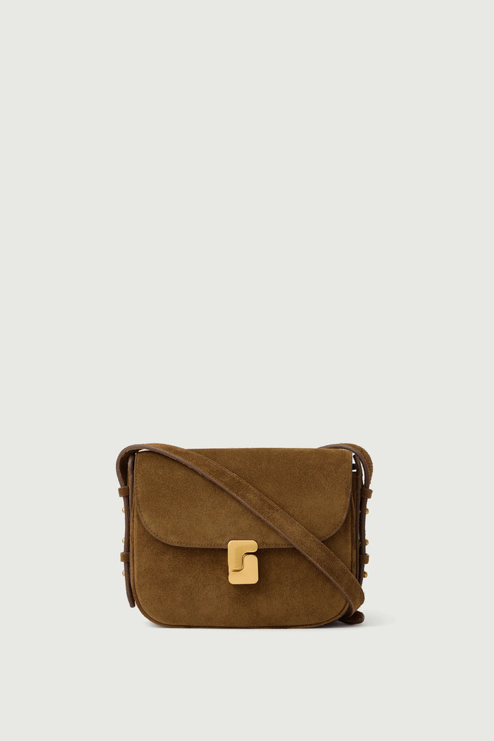 Soeur – Bellissima Mini Bag in Caramel Suede