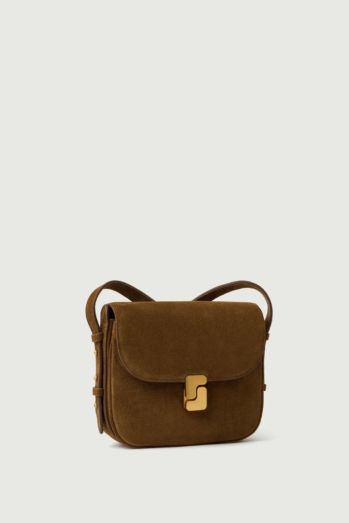 Soeur – Bellissima Mini Bag in Caramel Suede
