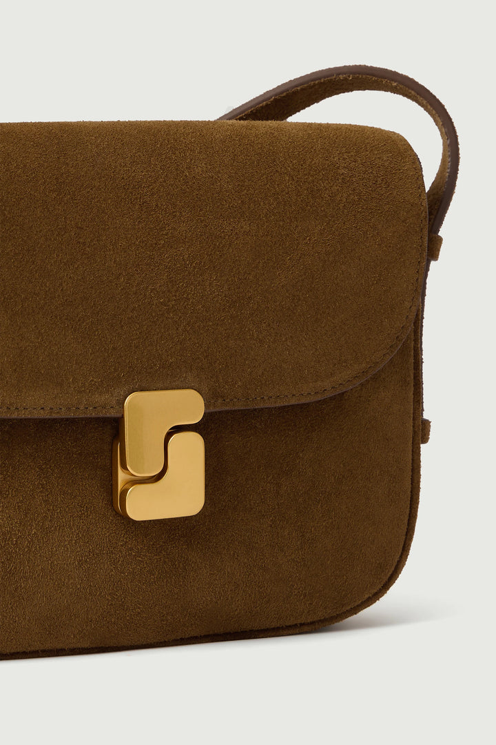 Soeur – Bellissima Mini Bag in Caramel Suede