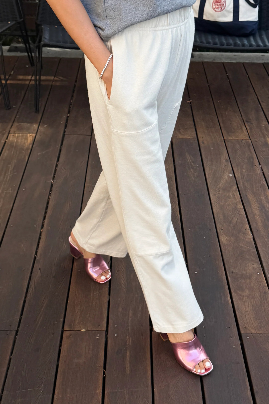 Le Bon Shoppe - Soft Jersey Terra Pants in Naturel
