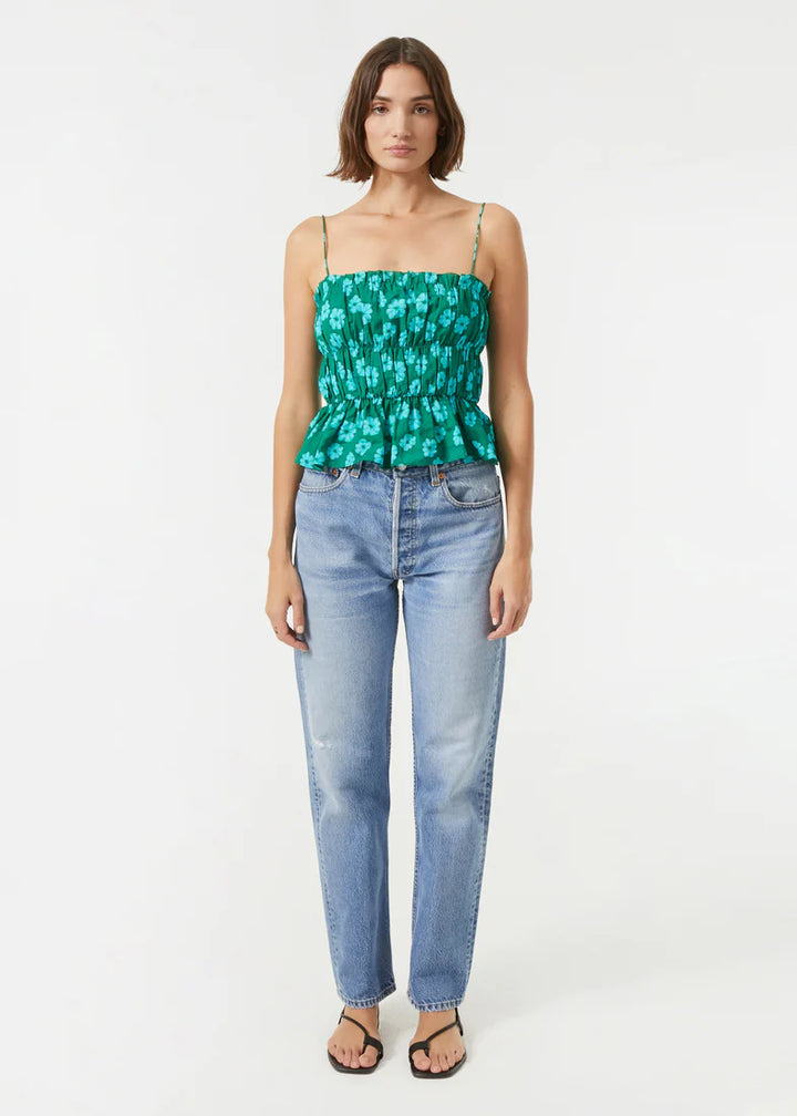 Rhode – Julieta Top in Forest Bombay Bloom