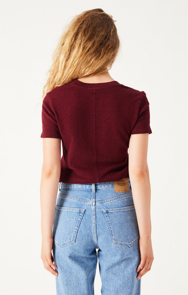 American Vintage – Sonoma Fitted Tee in Vintage Cherry