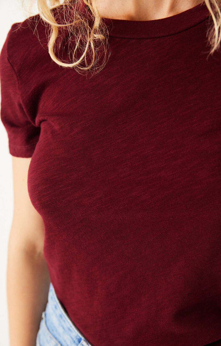 American Vintage – Sonoma Fitted Tee in Vintage Cherry