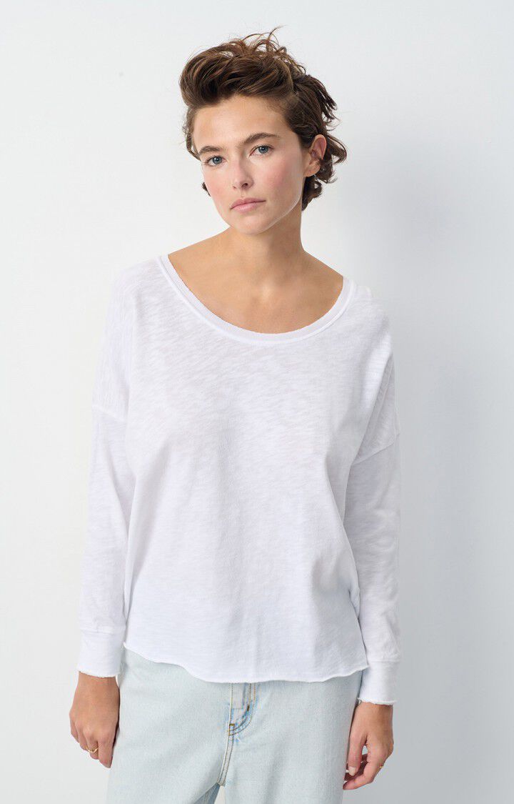 American Vintage – Sonoma Long Sleeve Tee in White