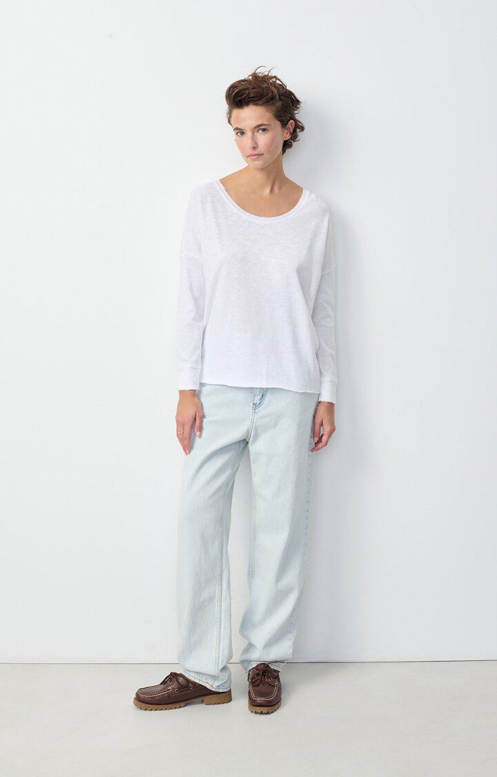 American Vintage – Sonoma Long Sleeve Tee in White