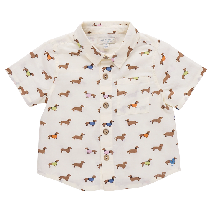 Pink Chicken – Jack Shirt in Dachshunds