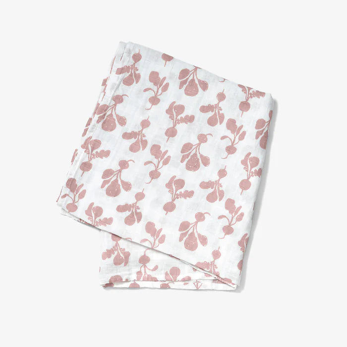 Lewis – Swaddle in Mauve Radish