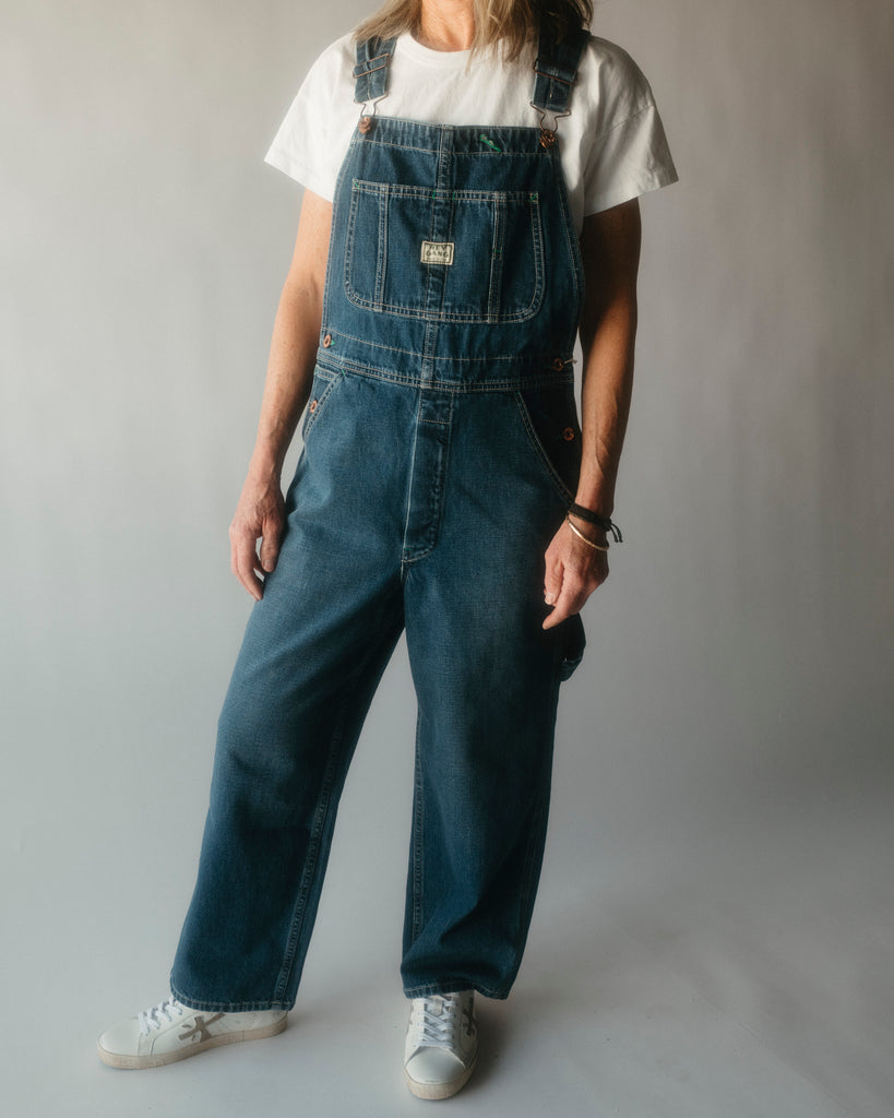 Hika　CLANE WAIST ADJUST OVERALLS　サイズ0 inheming 20 Sets Overall Buckle with 40 Sets Jean Buttons