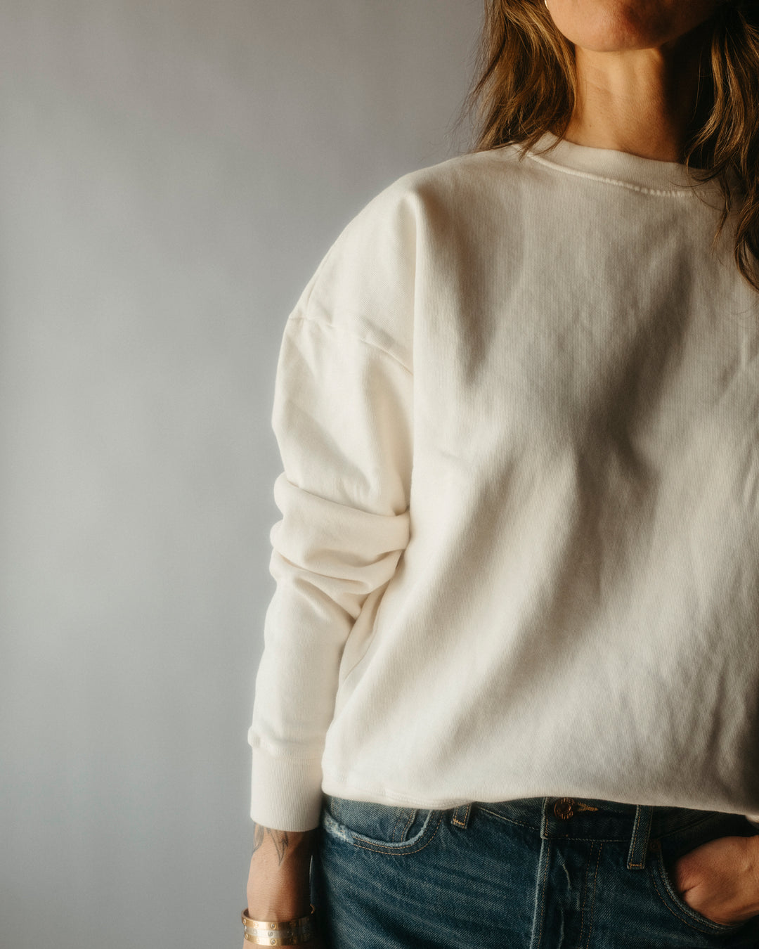 Hey Gang – The Boxy Sweatshirt in Natural
