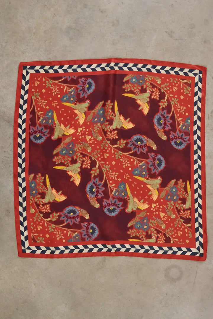 Hunter Bell – Birds of a Feather Navy Scarf