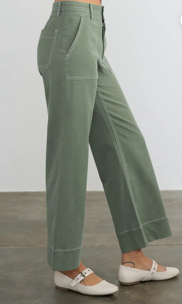 Margaret O'Leary – Parker Pant in Weed