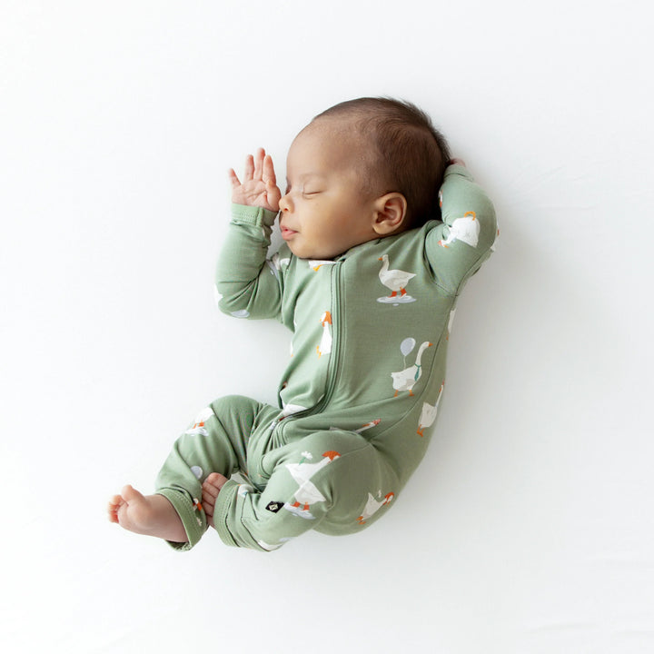 Kyte Baby - Zippered Romper in Silly Goose
