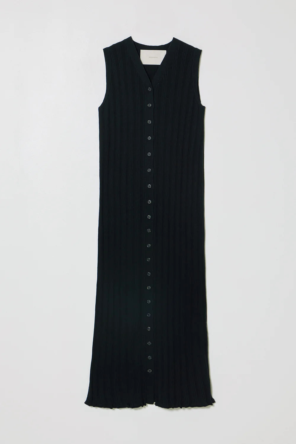 Atelier Delphine – Slim Long Vest Dress in Black