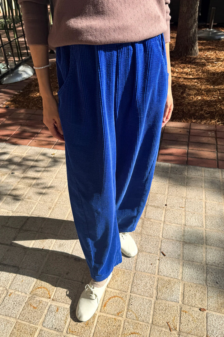 Le Bon Shoppe - Arc Soft Corduroy Pants in Cobalt