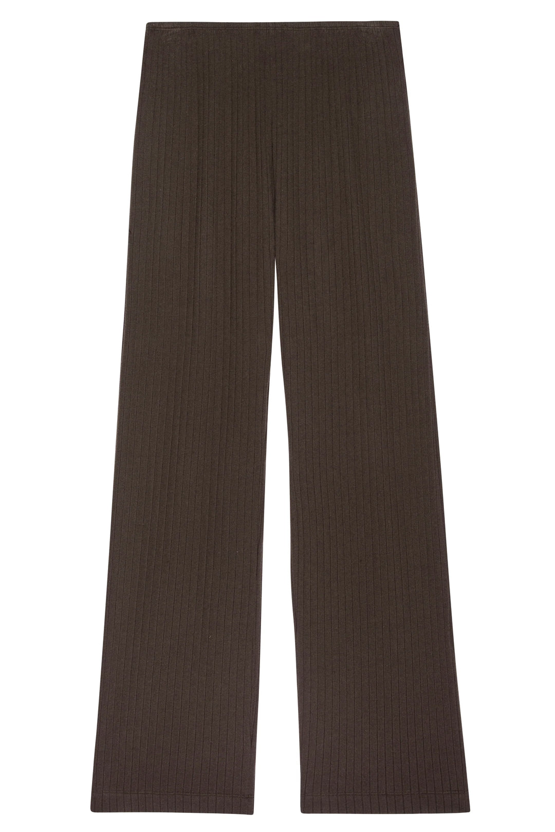 Donni – Sweater Rib Simple Pant in Espresso