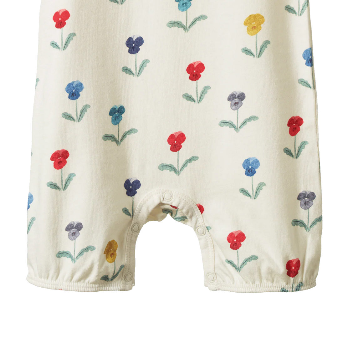 Nature Baby – Tilly Suit in Delphine Blooms Print