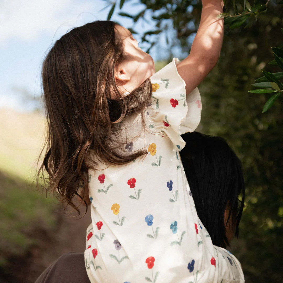 Nature Baby – Tilly Suit in Delphine Blooms Print