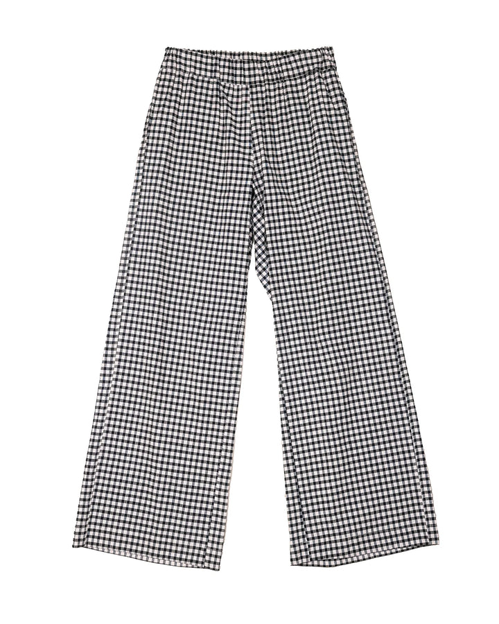 The Little Project  – Cyrus Pant in Charcoal Gingham