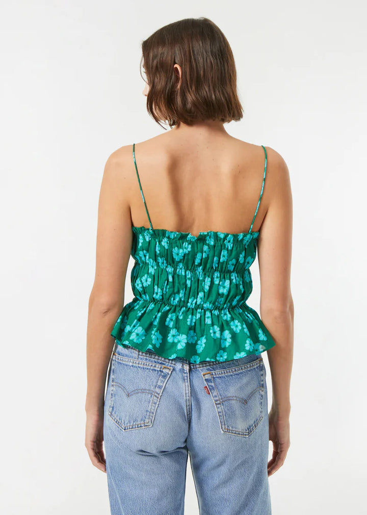 Rhode – Julieta Top in Forest Bombay Bloom