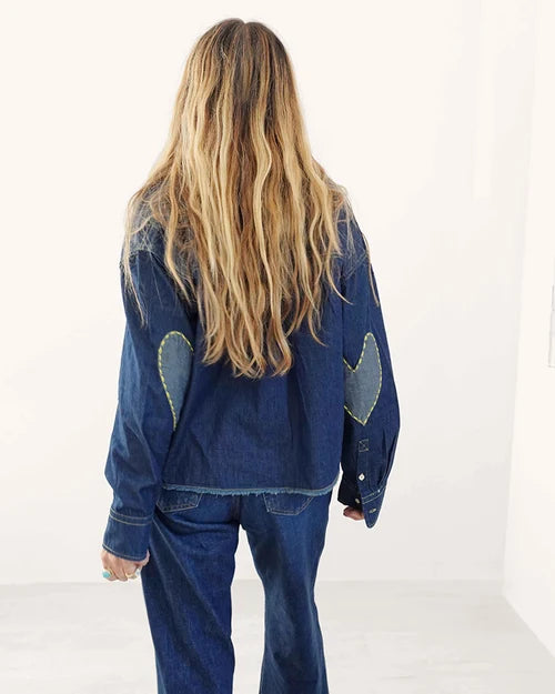 Kerri Rosenthal – Tia Love Reigns Shirt in True Denim