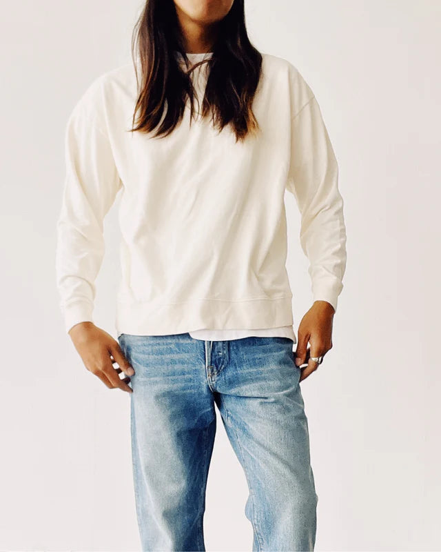 Hey Gang – The Boxy Sweatshirt in Natural