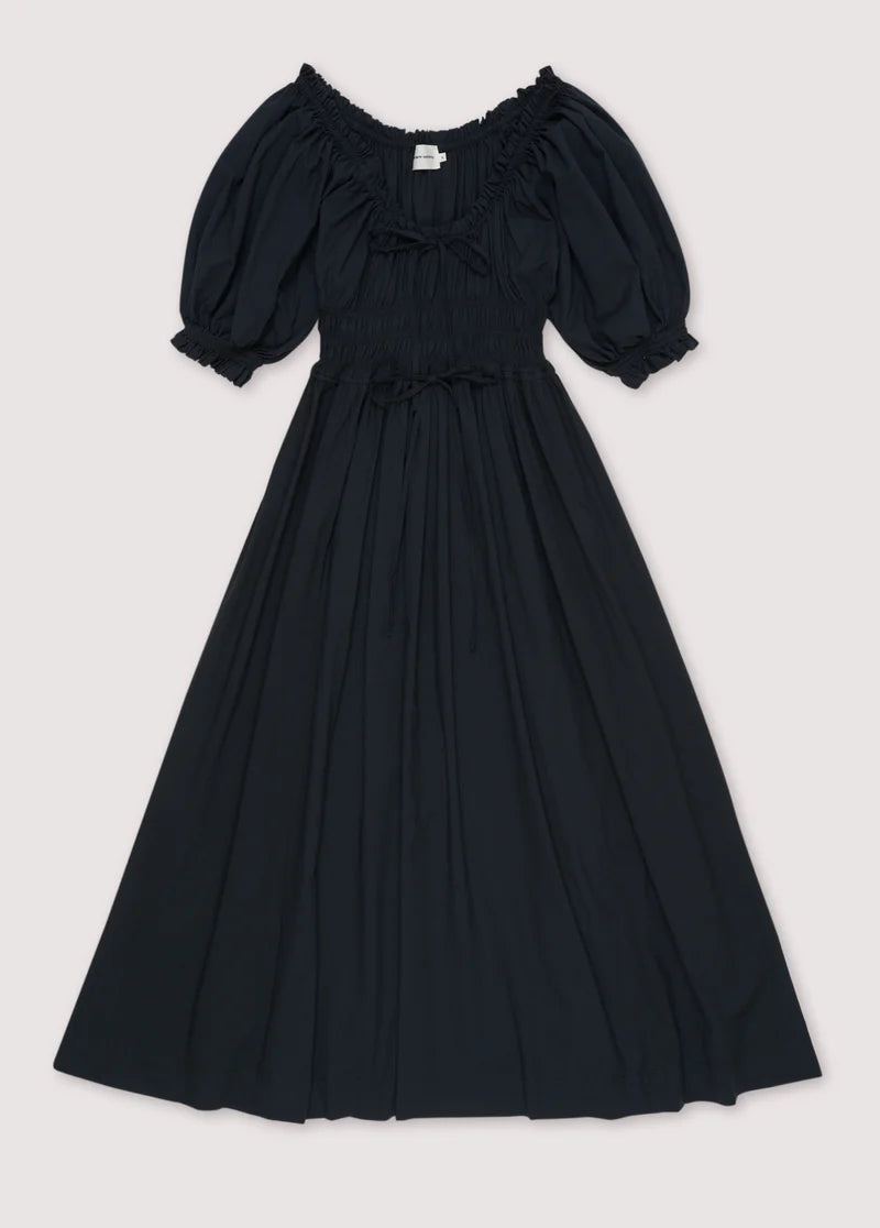 The New Society – Venice Dress in Washed Black