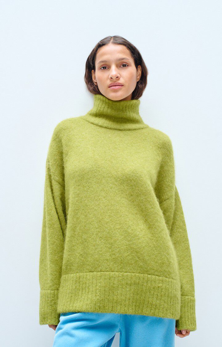 American Vintage – Vitow Mock Neck Sweater in Matcha