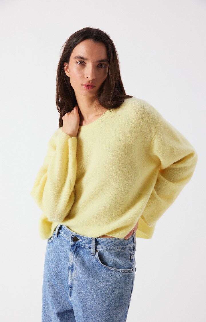 American Vintage – Vitow Bell-Sleeve Jumper in Lemon Tree