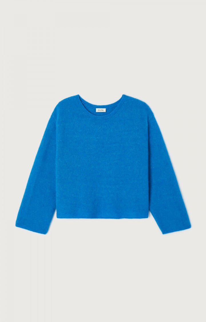 American Vintage – Vitow Bell-Sleeve Jumper in Curacao Blue