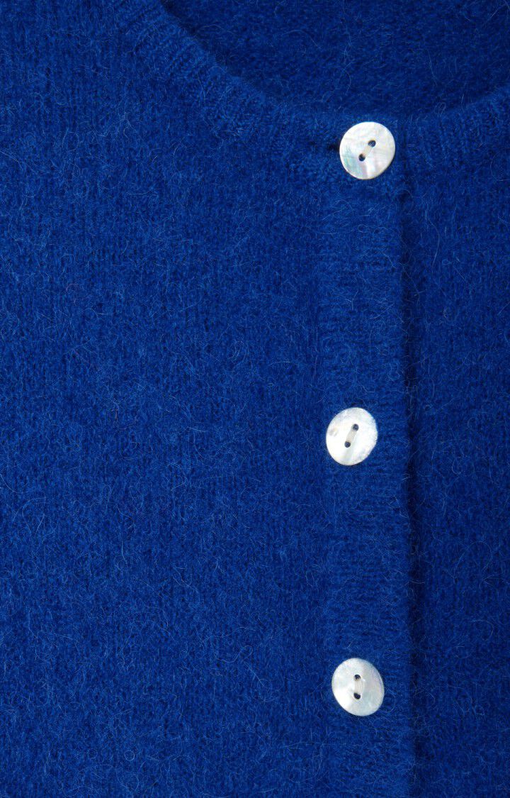 American Vintage – Vitow Button Front Cardigan in Royal Blue