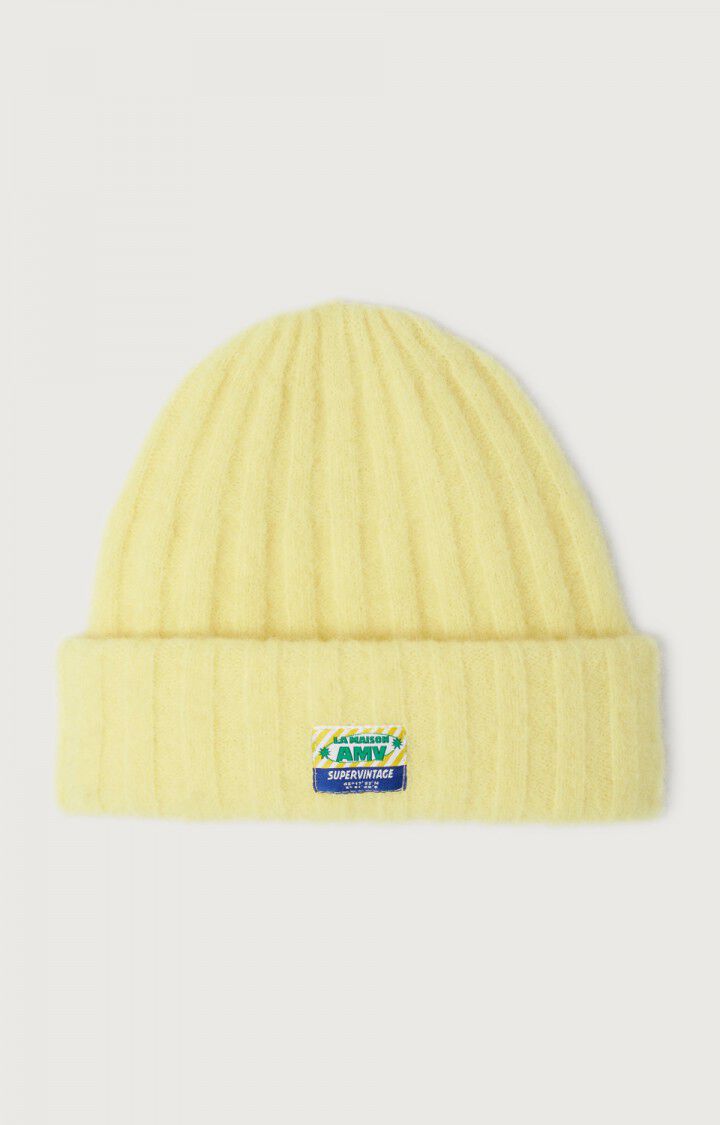 American Vintage – Vitow Beanie in Melange Lemon