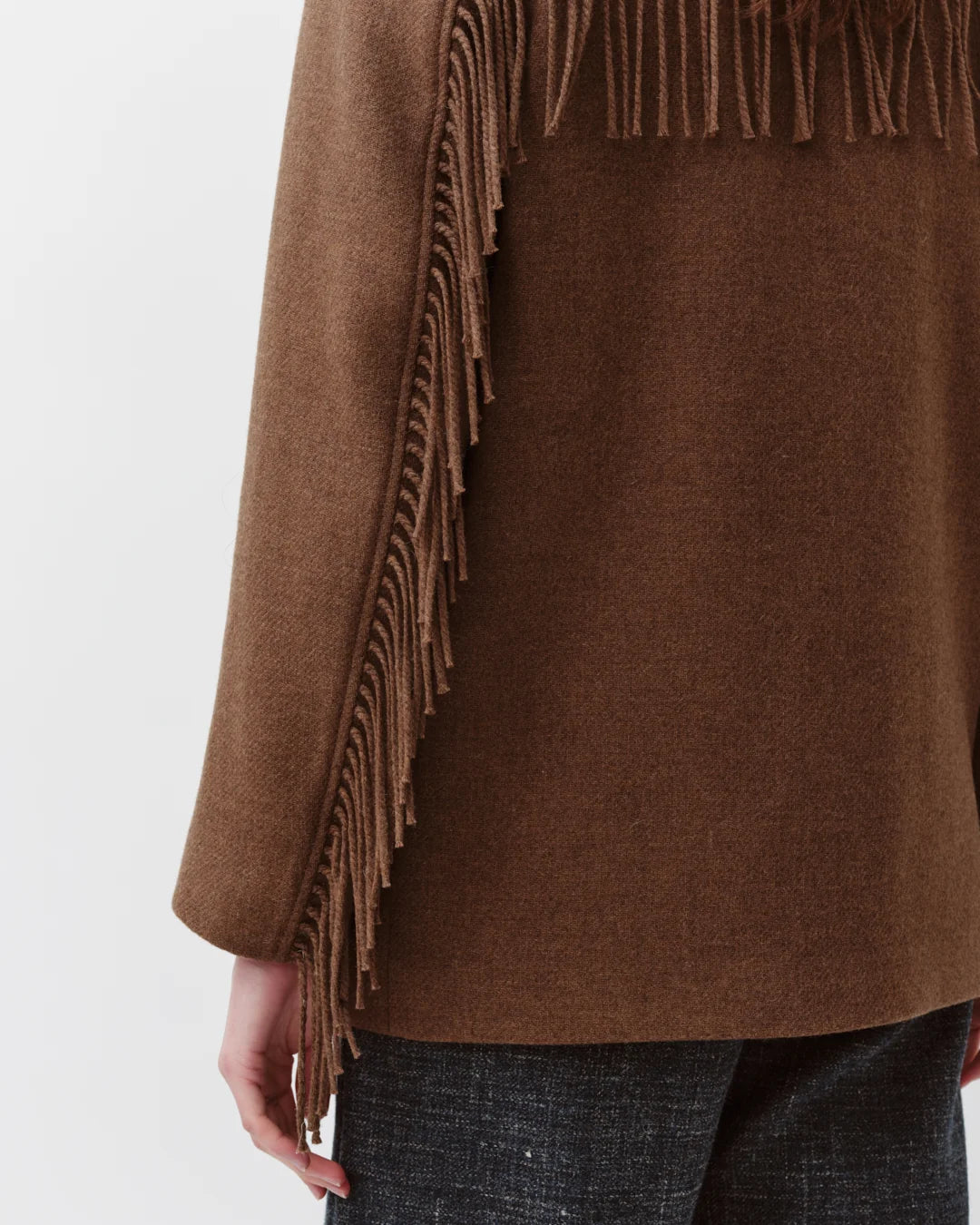 Diega - Vozo Fringe Jacket in Camel