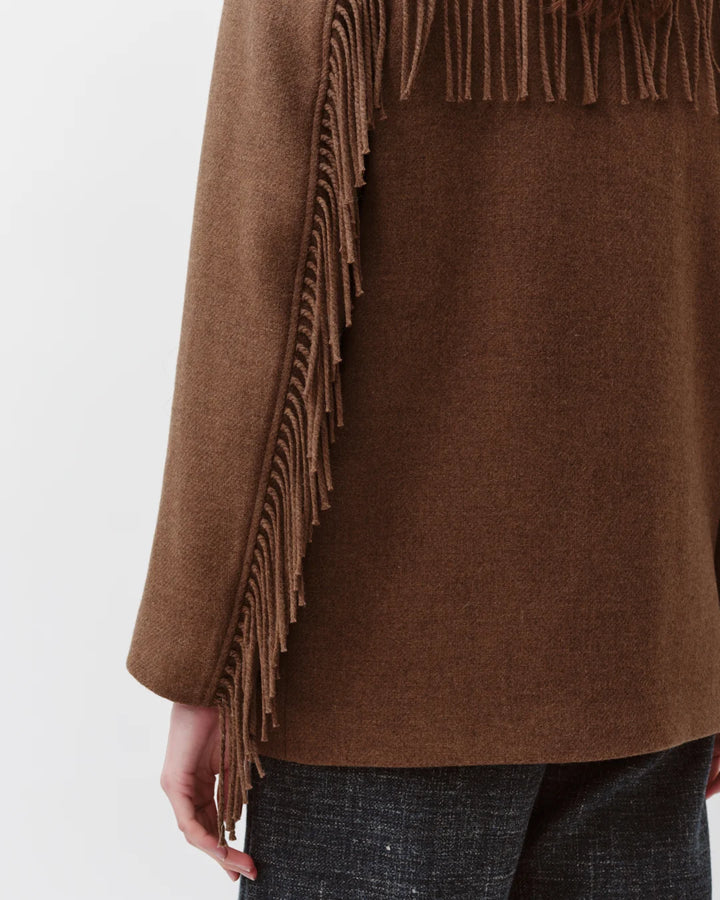 Diega - Vozo Fringe Jacket in Camel
