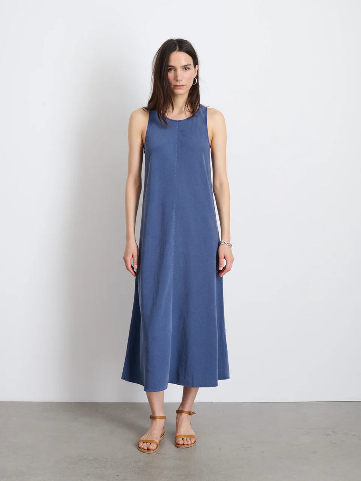 Alex Mill – Scarlett Dress in Dusty Blue