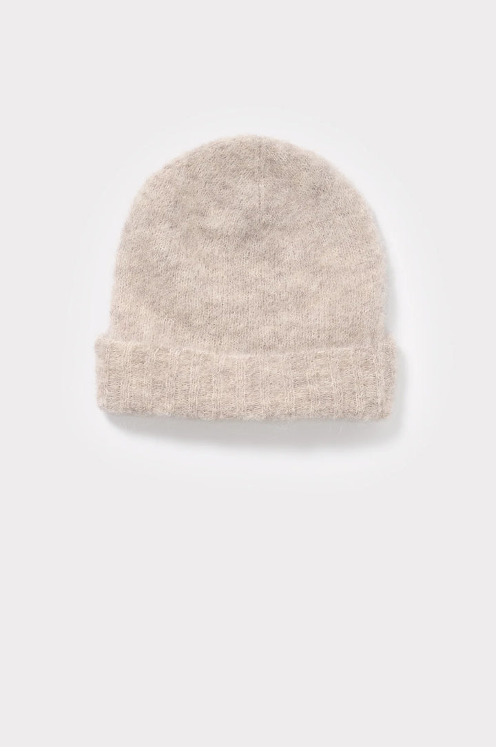 Humanoid – Assy Alpaca Knit Beanie in Beige Melange