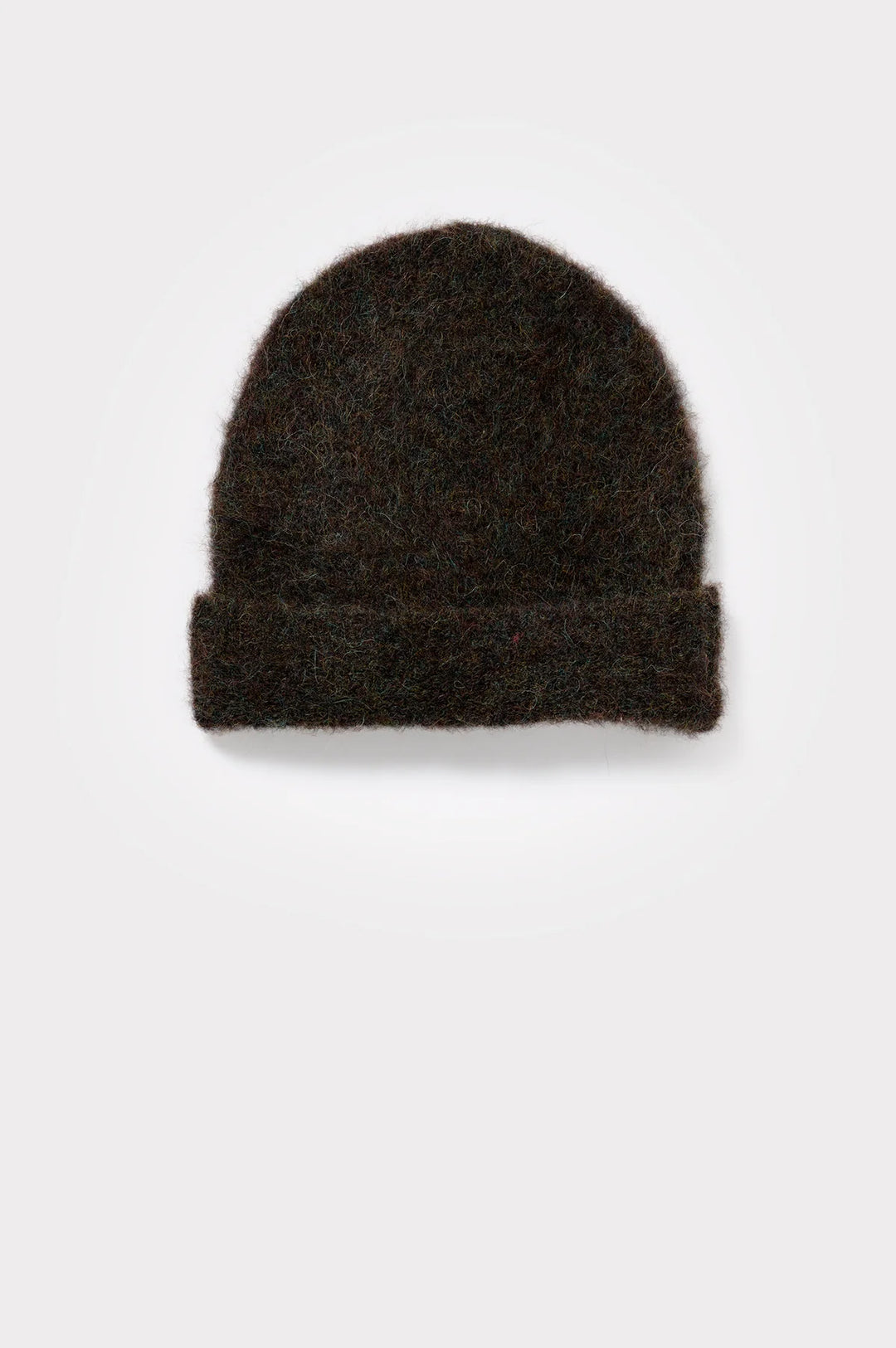 Humanoid – Assy Alpaca Knit Beanie in Brown Melange