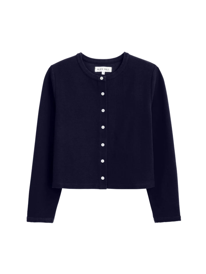 Alex Mill – Coco Sport Cardigan in Navy Blue