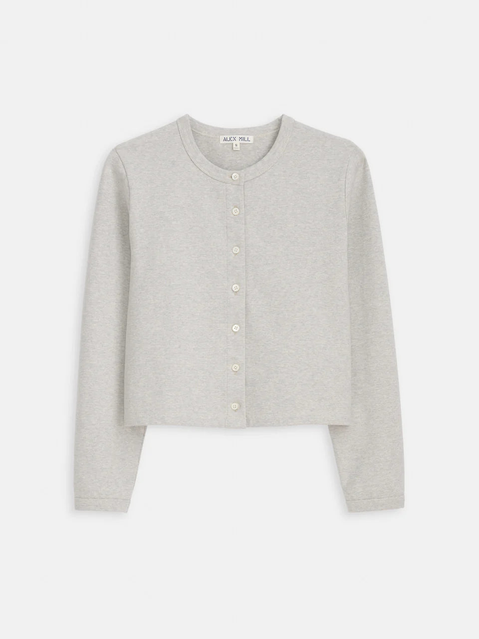 Alex Mill – Coco Sport Cardigan in Heather Grey