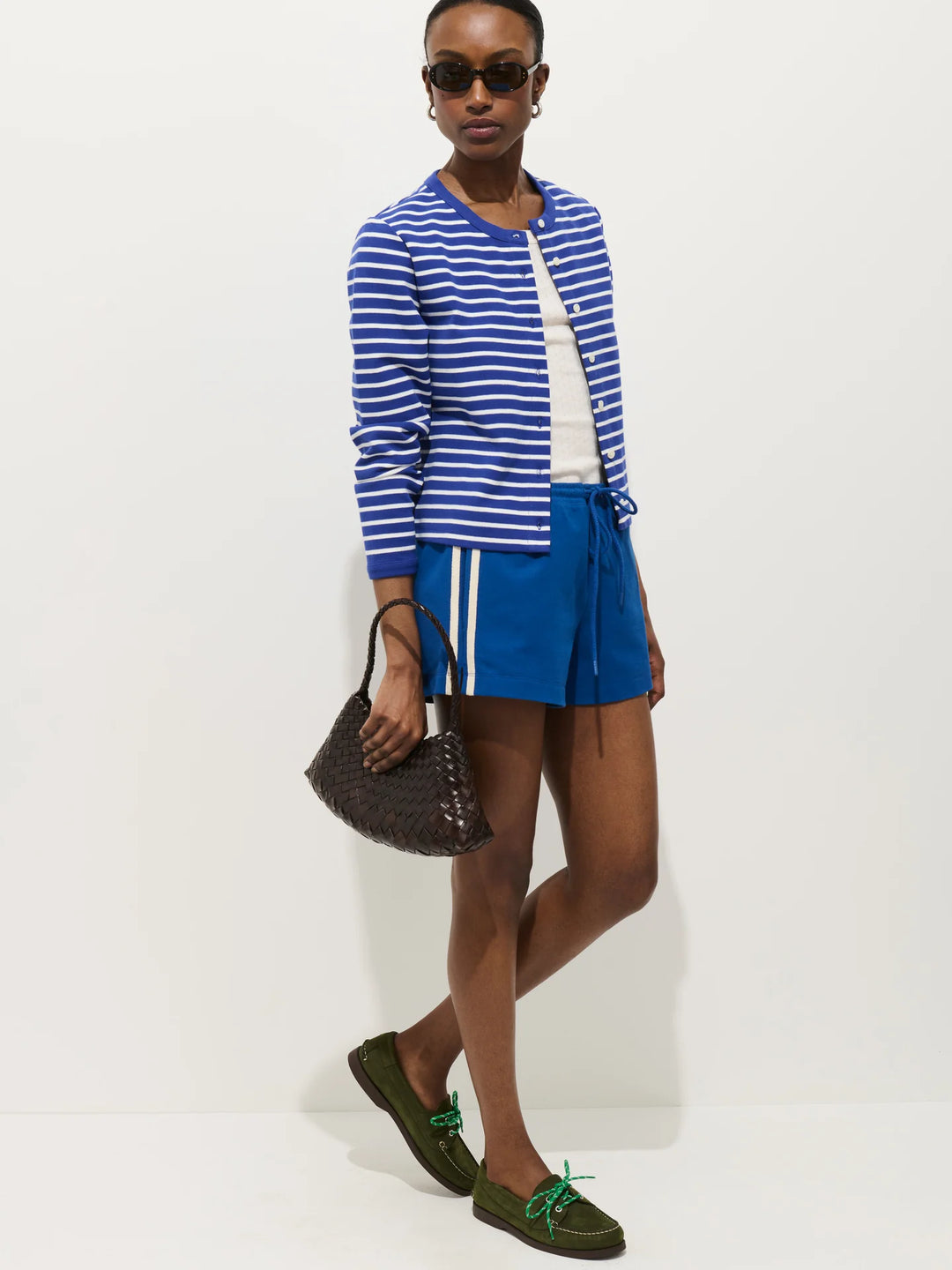 Alex Mill – Coco Track Shorts in Blue