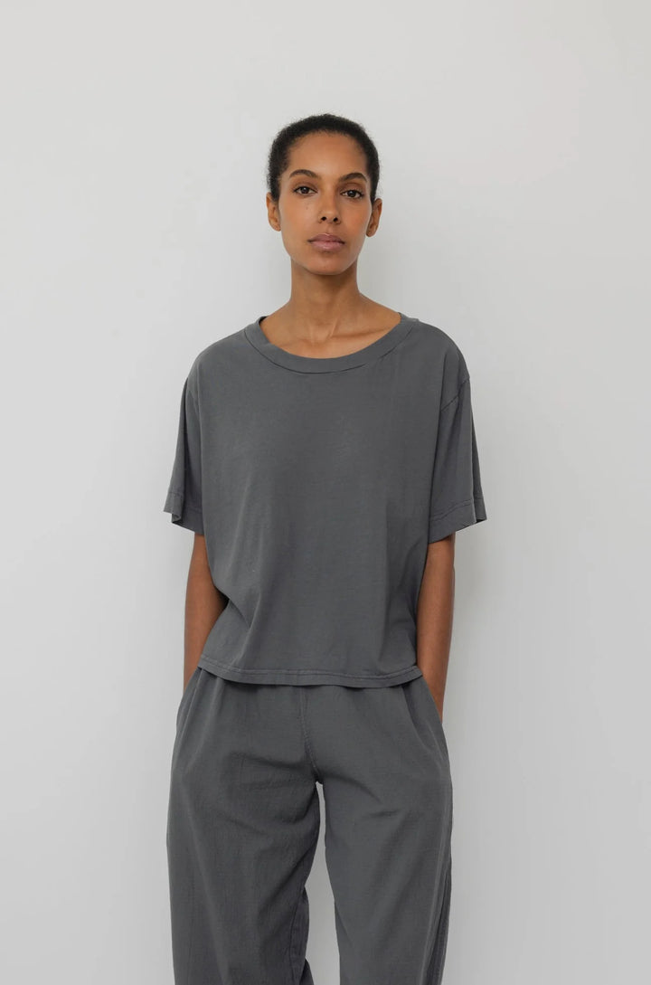 Wol Hide – Easy Box Tee in Stone