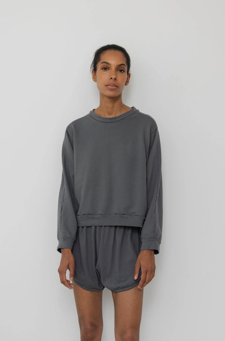 Wol Hide – Easy Summer Sweatshirt in Stone