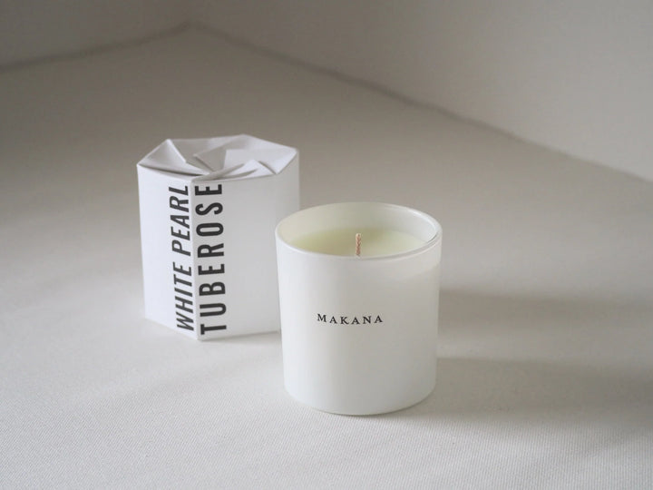 Makana - White Pearl Tuberose Candle in 6.5 oz
