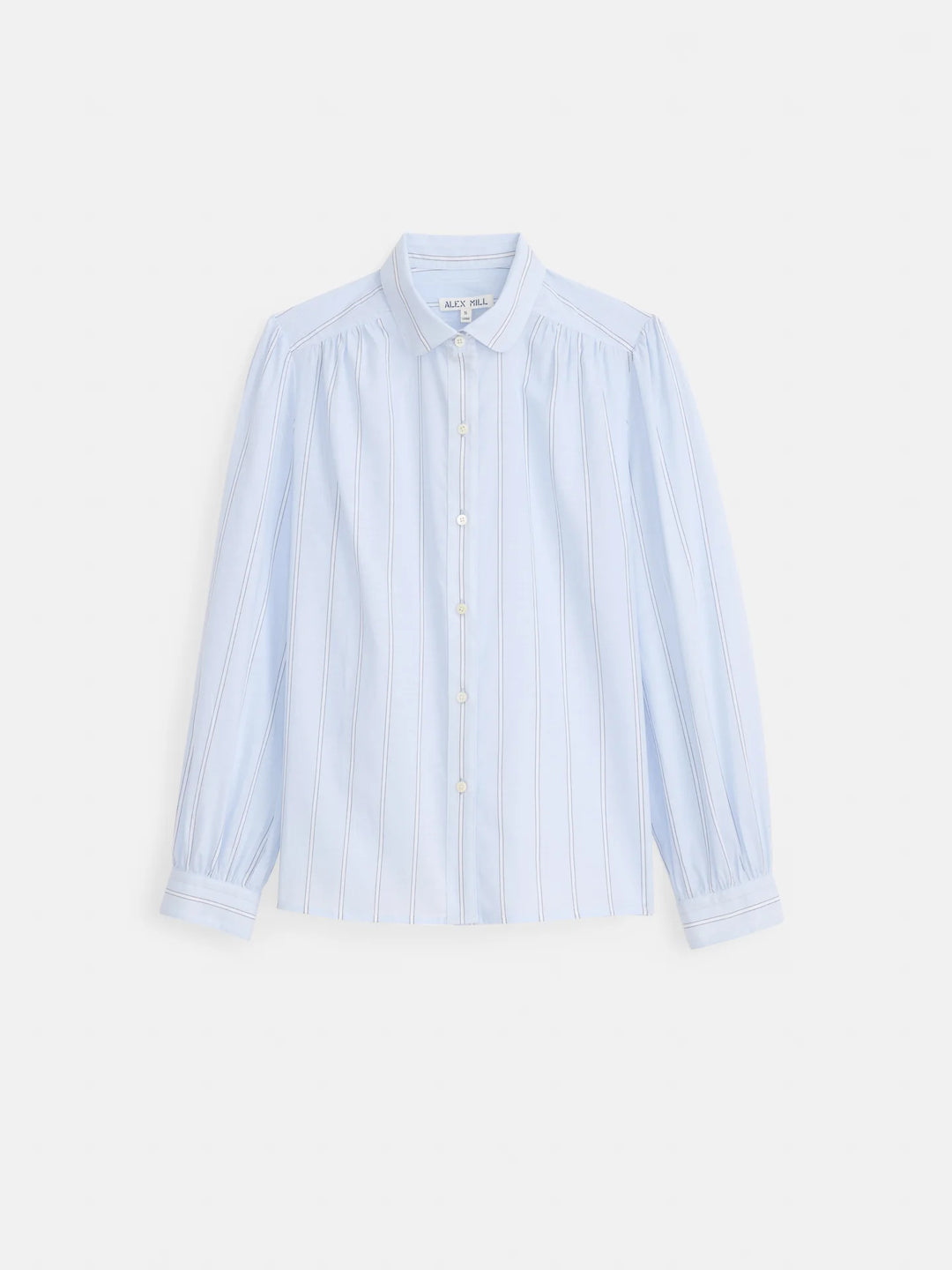 Alex Mill – Hannah Striped Cotton Voile Shirt in Blue Ground Stripe