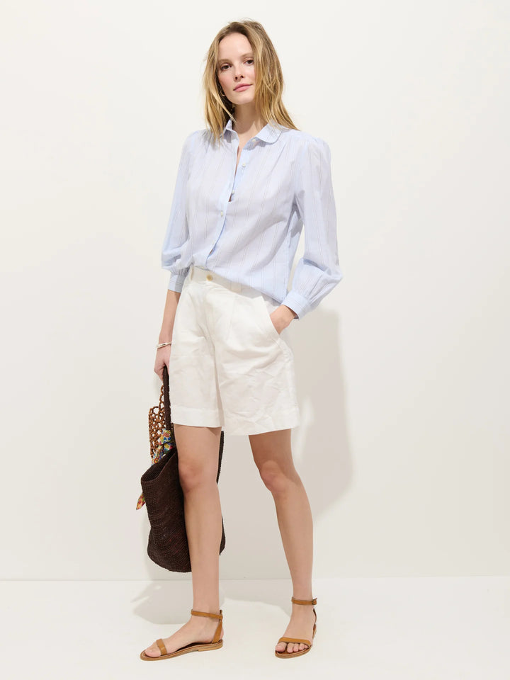 Alex Mill – Hannah Striped Cotton Voile Shirt in Blue Ground Stripe